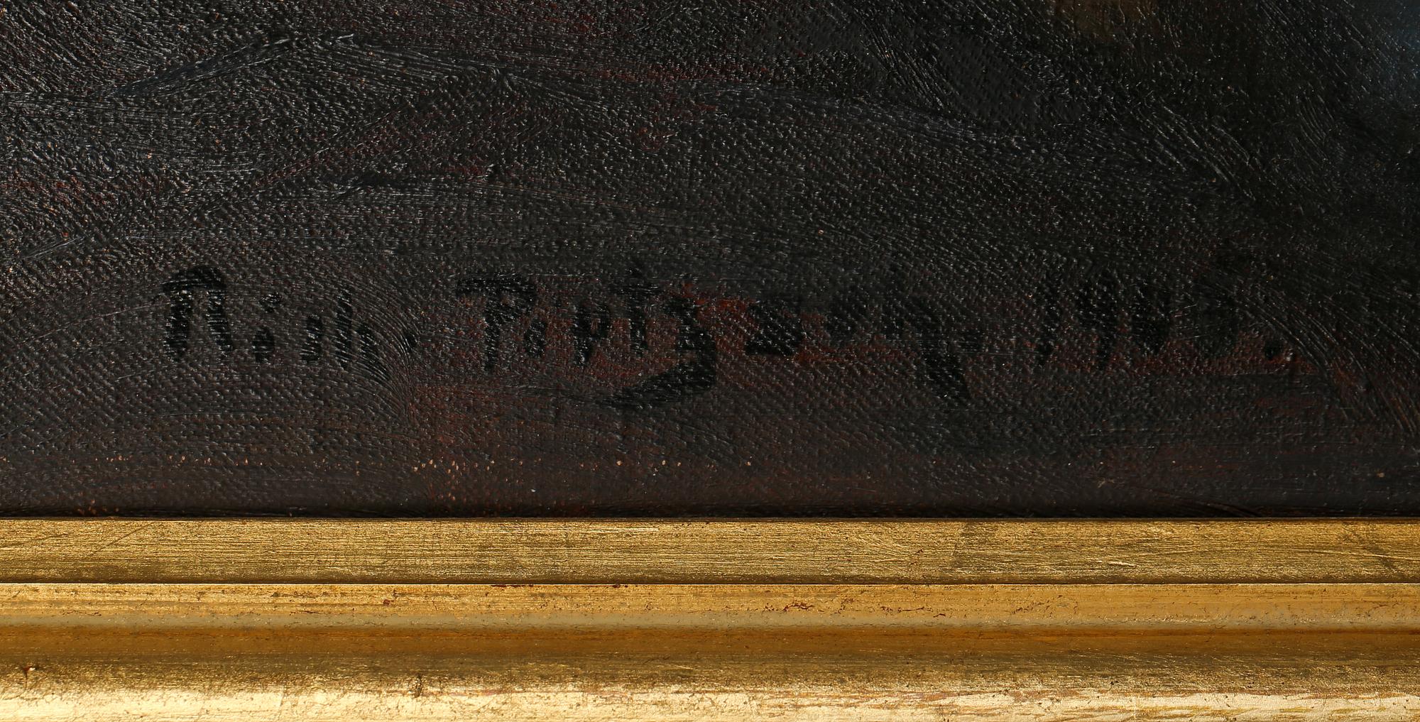 RICHARD PIETZSCH, olja på duk, signerad och daterad 1906.