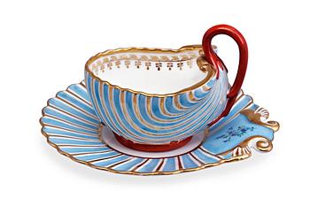 385. CUP AND SAUCER.