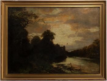 Alfred Wahlberg, Twilight Landscape.
