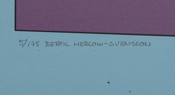 BERTIL HERLOW SVENSSON, färglitografier, 4 st, signerade och numrerade 5/175.