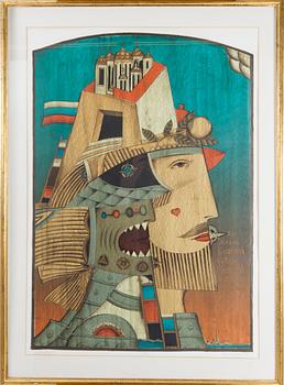 ANDREI GENNADIEV, färglitografi, signerad och numerad 33/56.