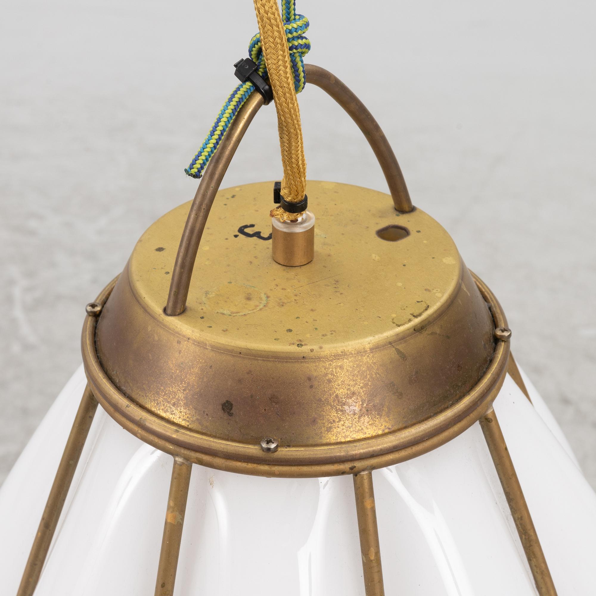 An 'Åbo' ceiling lamp, Örsjö belysning, 21st century.