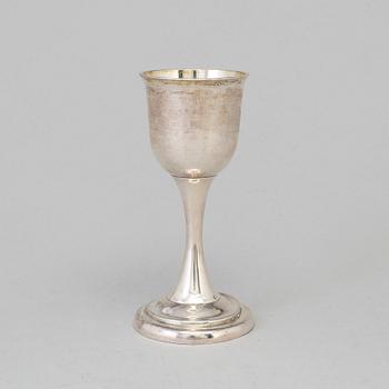 A Swedish parcel-gilt silver cup, mark of Erik Ernander, Uppsala (1775-1809).