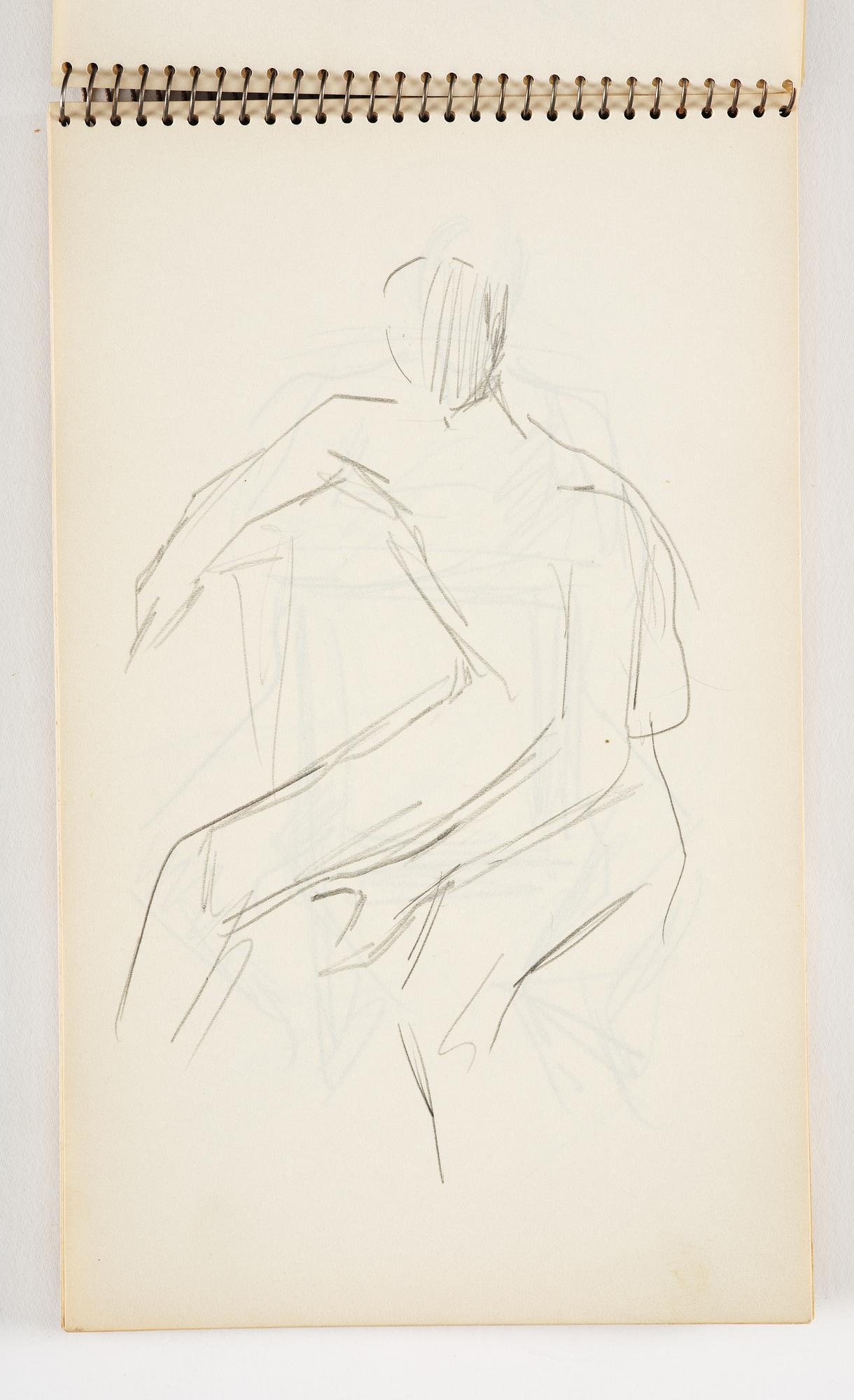 Lotte Laserstein, 3 skissböcker med blyertsteckningar.