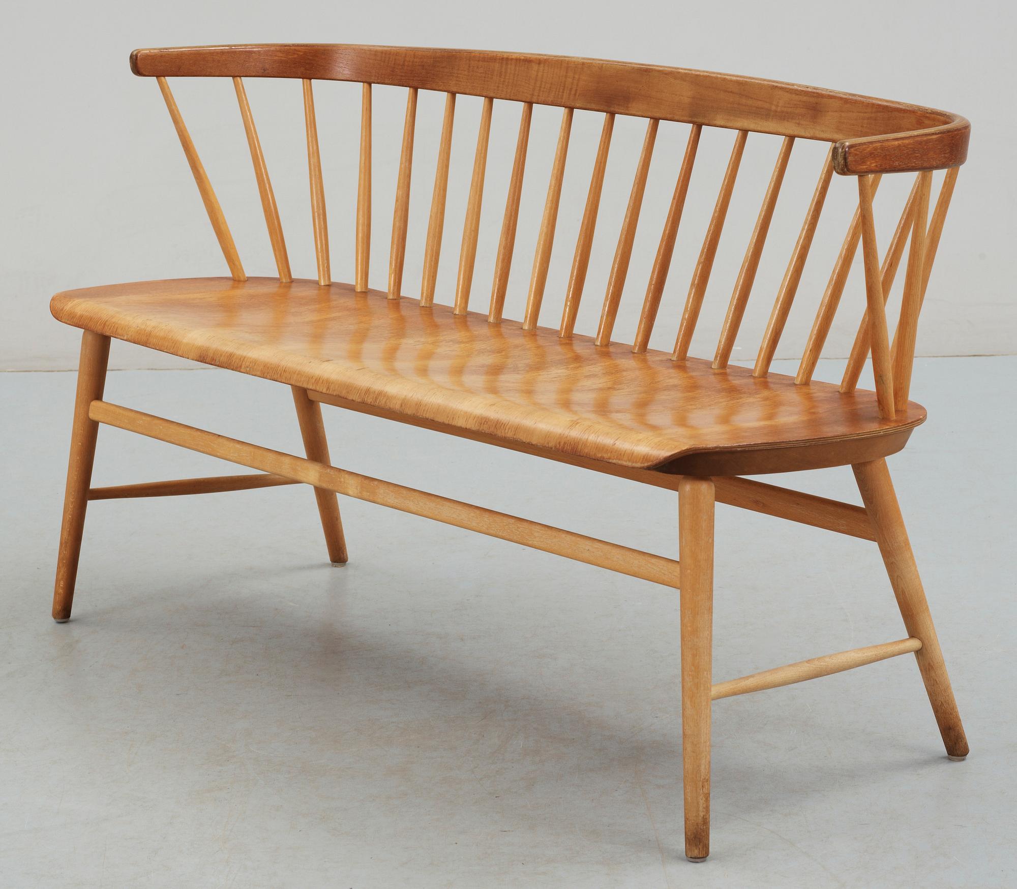 SOFFA, “Florett nr 150”, AB Bröderna Wigells stolfabrik, omkring 1900-talets mitt.