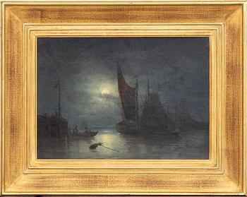 JOSEPH MAGNUS STÄCK, oil on canvas, signed and dated 1855.
