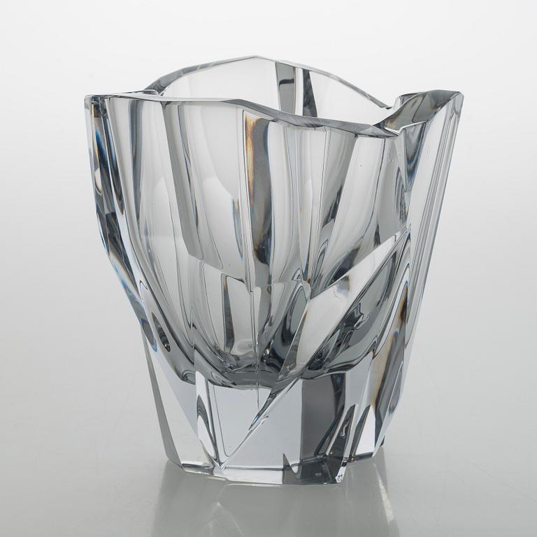 Tapio Wirkkala, maljakko, "Jäävuori", signeerattu Tapio Wirkkala Iittala -55.
