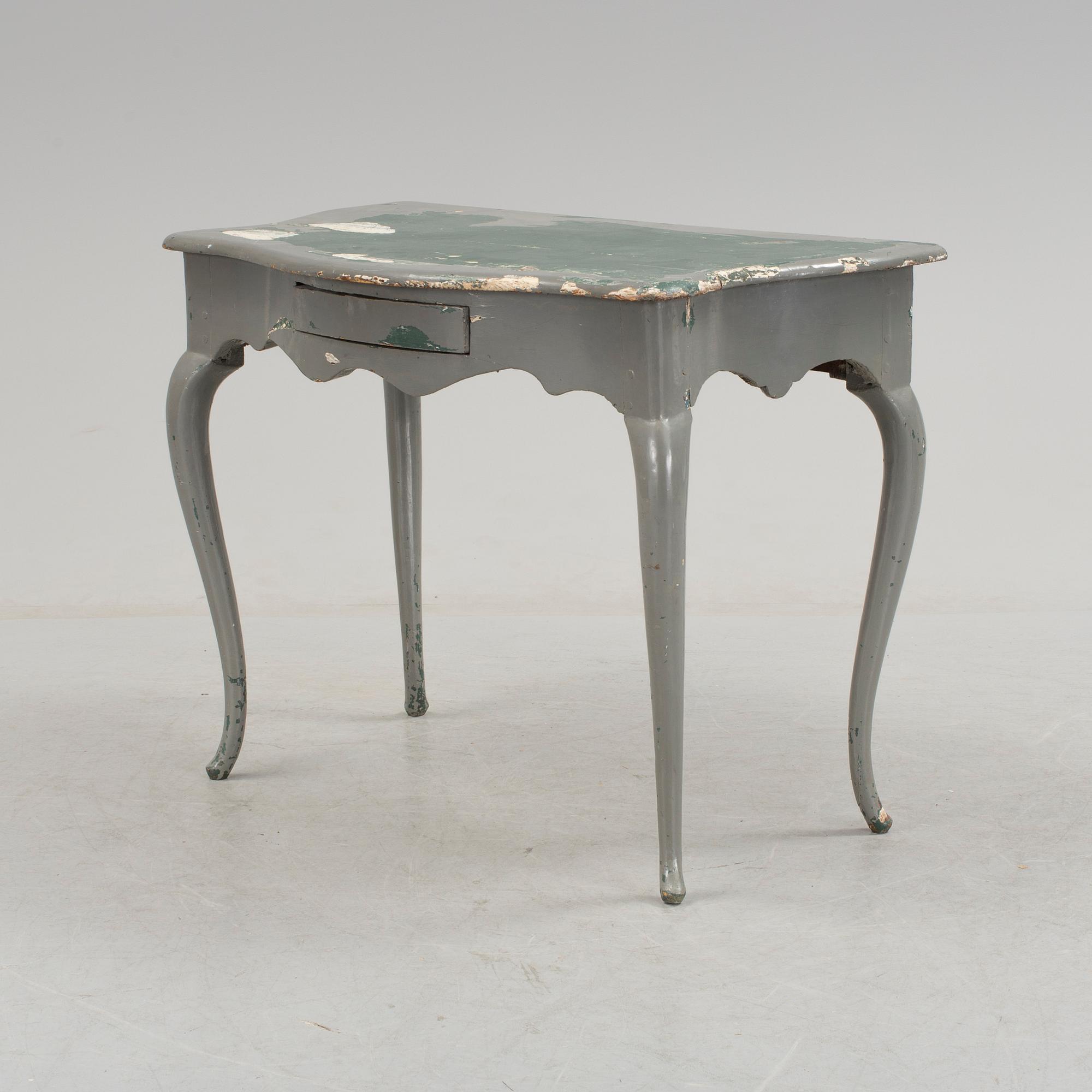 A Swedish rococo writing table, late 1700s.