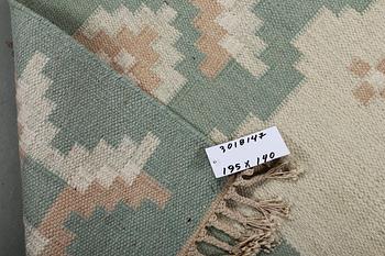 A flat weave carpet, Sweden, ca 195 x 140 cm.