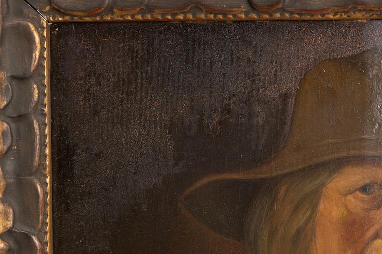 Unknown artist, first half of the 19th century, Man with glass.