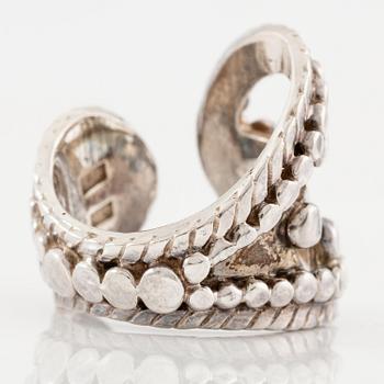 Rosa Taikon, a ring, sterling silver, Stockholm 1994.