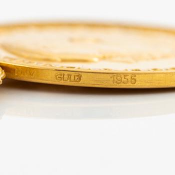 Medal, gold, Sweden, Gustav VI Adolf, 1956.
