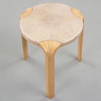 a "X600" stool by Alvar Aalto for Artek.