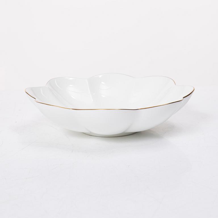 Karin Björquist, Blomformade skålar, 12 st, porslin, "Nobel" Rörstrand.