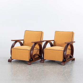 FÅTÖLJER ETT PAR, 1900 -talets första hälft.