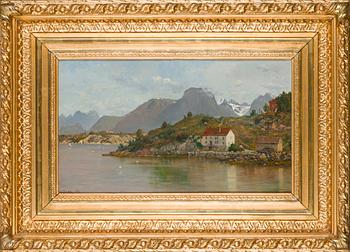 Oscar Kleineh, Play of Light on the Fjord.