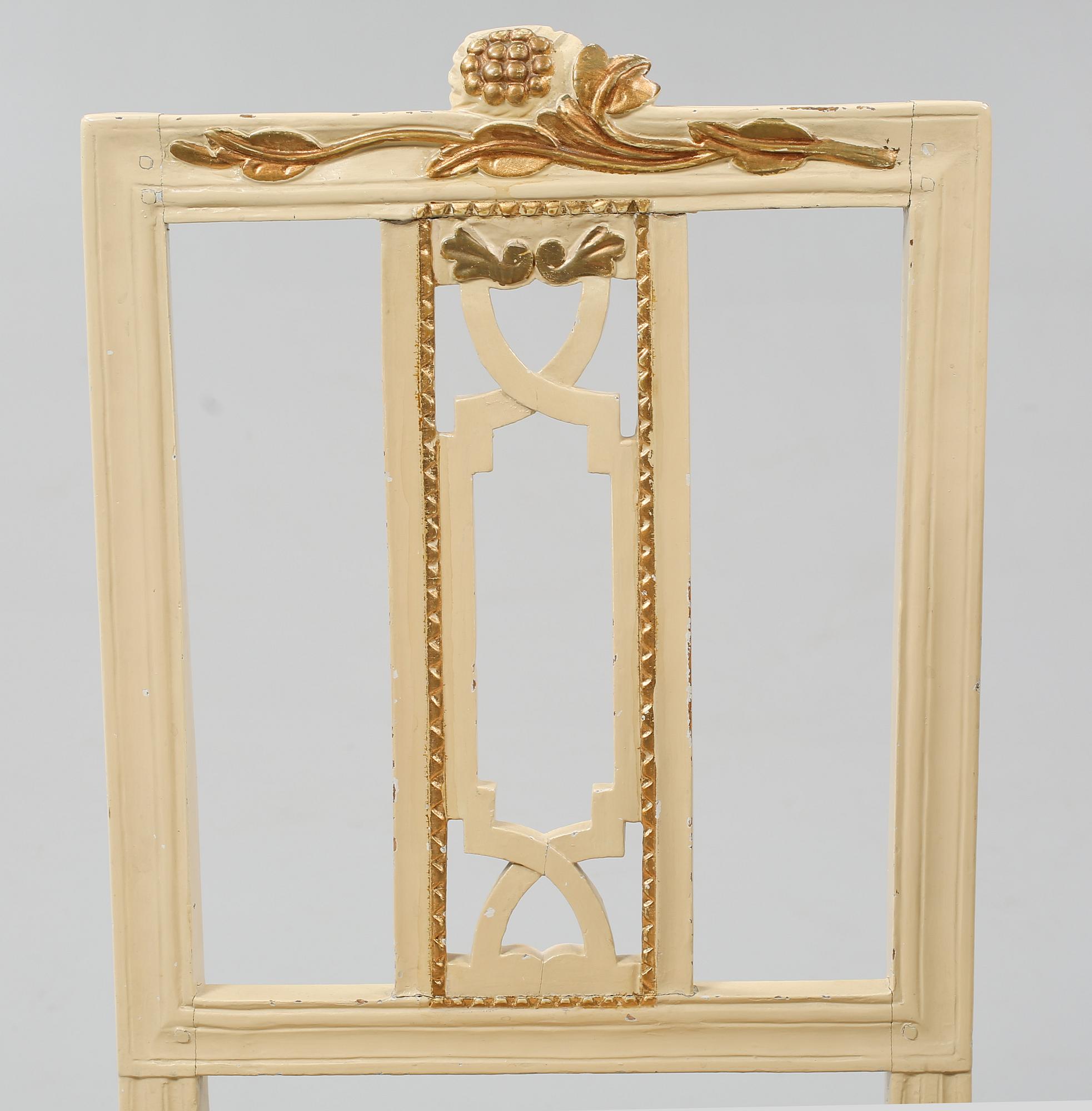 STOLAR, 4 st, sengustavianska, Lindome, omkring 1800.