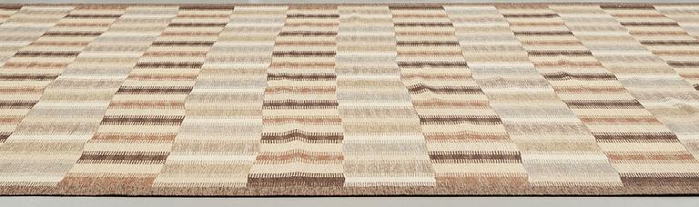 Brita Grahn, A CARPET, flat weave, ca 879,5 x 355 cm, signed B Grahn (Brita Grahn).