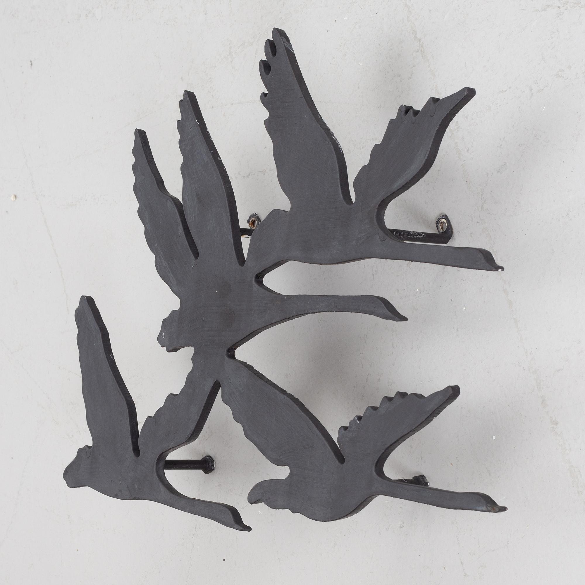 Väggdekorationer, 2 st, bland annat Ragnar Andersson.