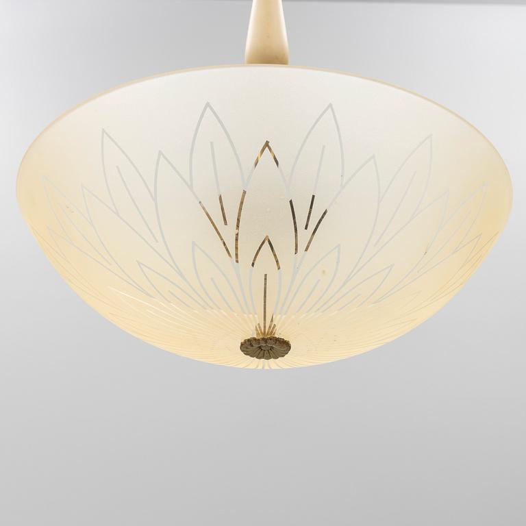 A ceiling lamp, Swedish Modern, 1940s.