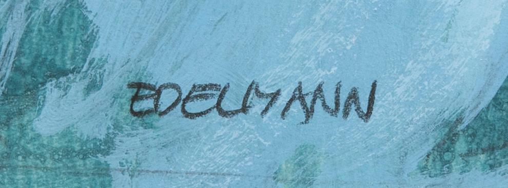 Yrjö Edelmann, mixed media signed.
