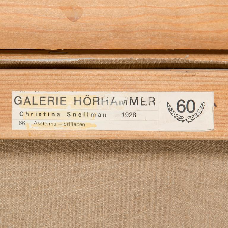 Christina Snellman, Asetelma hedelmillä.