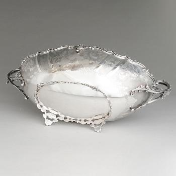 An Italian silver centrepiece bowl, Mazzucato, Agma, Milano, mid-20th Century.