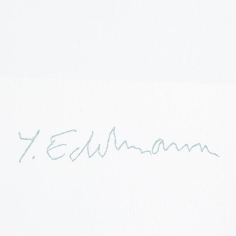 YRJÖ EDELMANN, lithograph in colours, 1983, stamped signature EA VIII/XV.