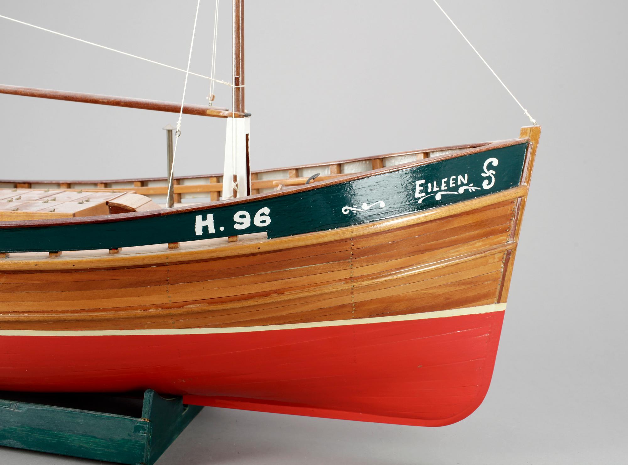 BÅTMODELL, "Eileen", 1900-tal.