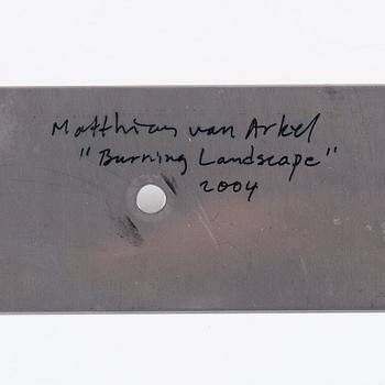 Matthias van Arkel, Platina silikongummi signed and dated 2004.