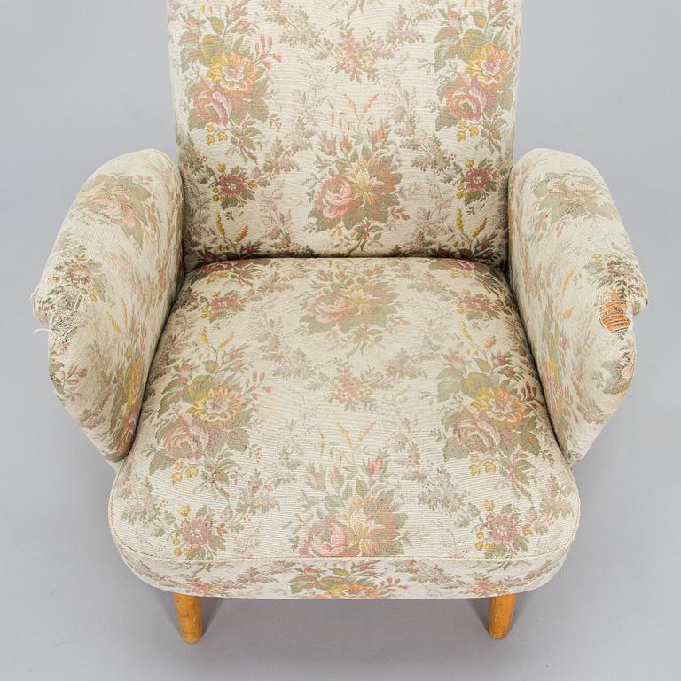 Carl Gustaf Hiort af Ornäs, nojatuoli, Hiort Tuote Puunveisto, 1940-luku.