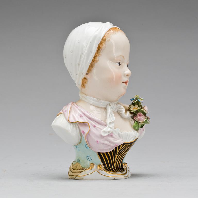 FIGURIN, porslin, Meissen, 1800/1900-tal.