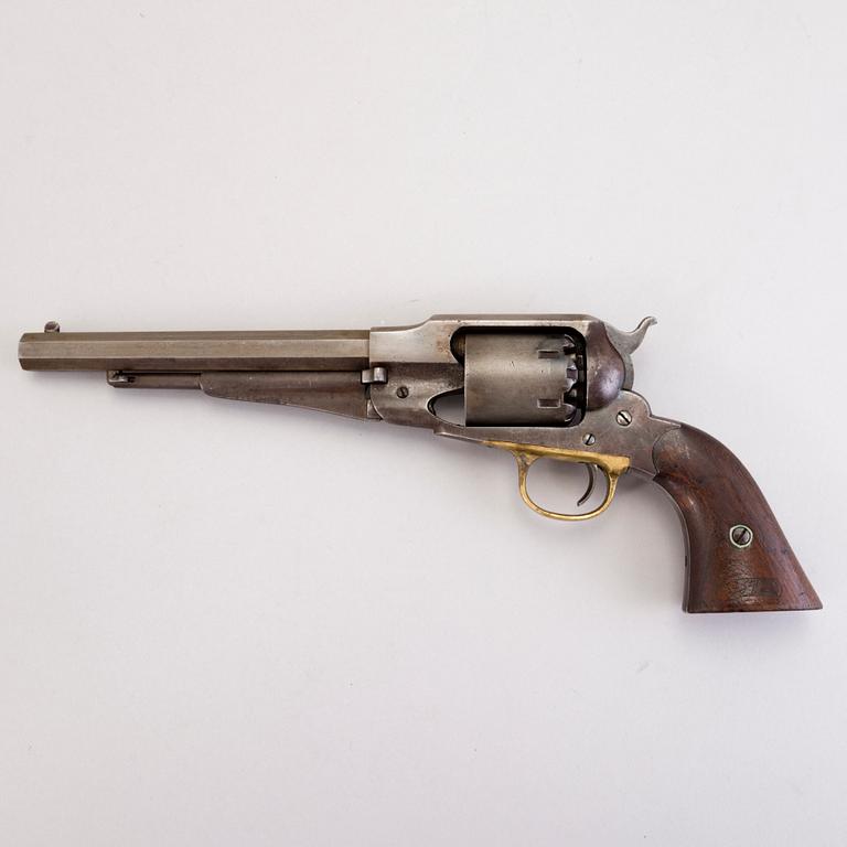 A mid-19th century Remington "New Model 1858" revolver.
