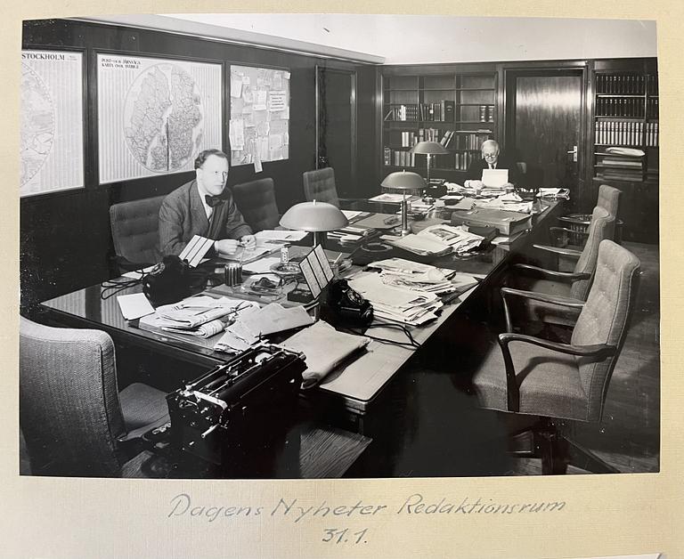 Bertil Brisborg, bordslampa, modell "30595", Nordiska Kompaniet, 1940-tal.