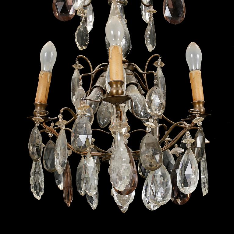 LJUSKRONA, barockstil, 1900-talets första hälft. Höjd cm 53 cm.