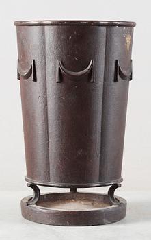 PARAPLYSTÄLL, gjutjärn,  möjligen Edvin Ollers, Näfveqvarns Bruk, 1920-30-tal.