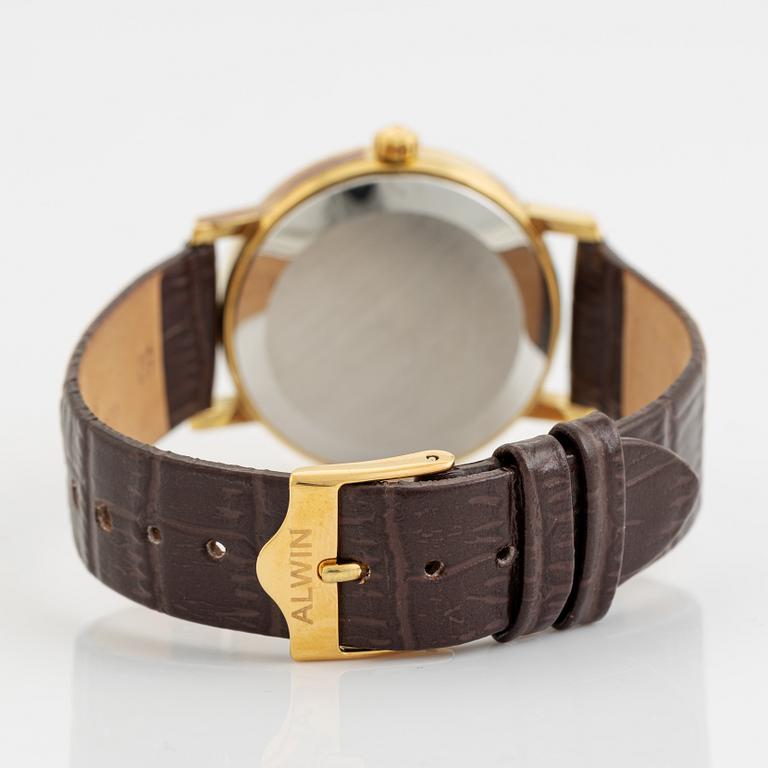 Omega, armbandsur, 34,5 mm.