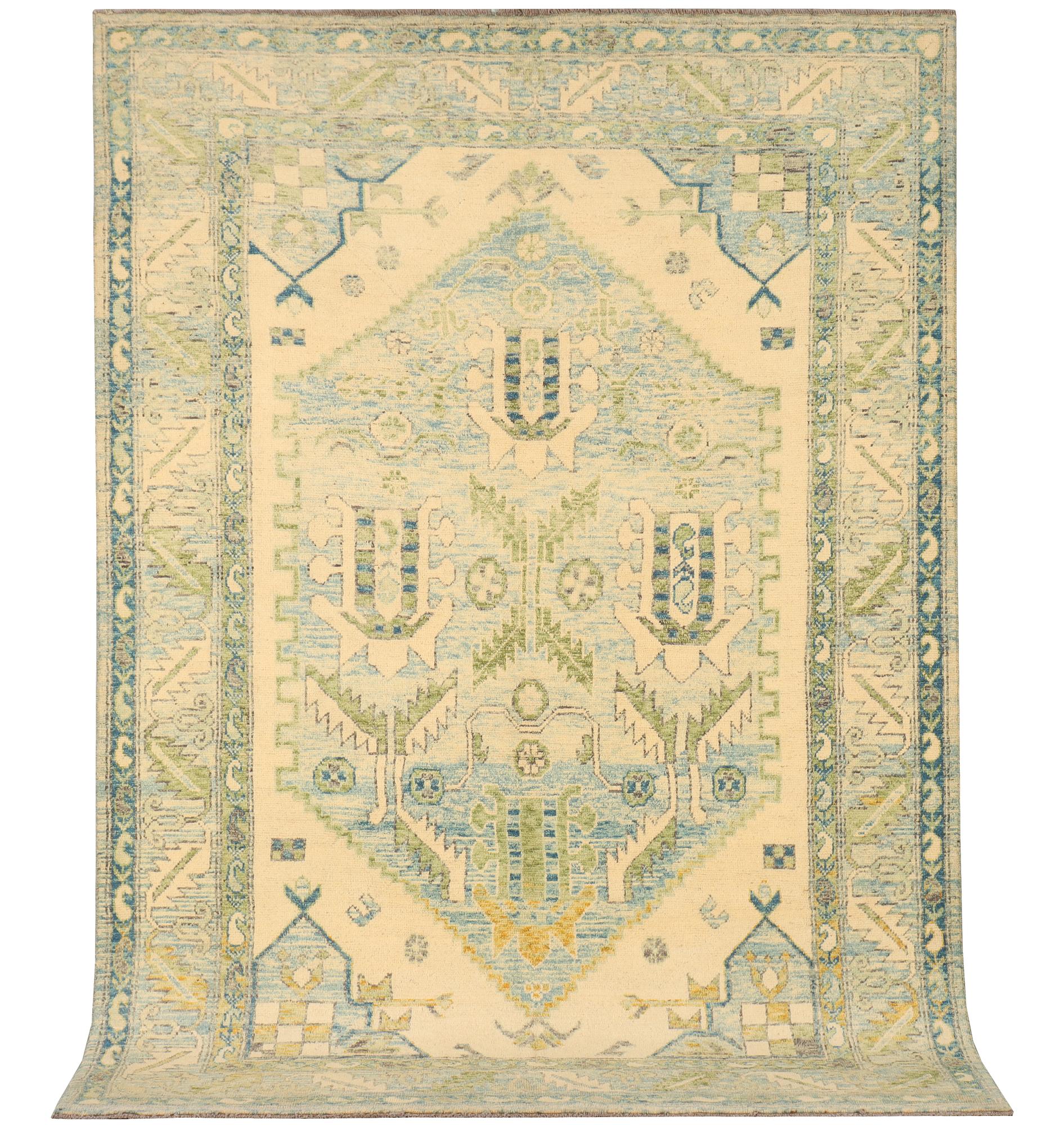 A Kazak carpet, c. 299 x 200 cm.