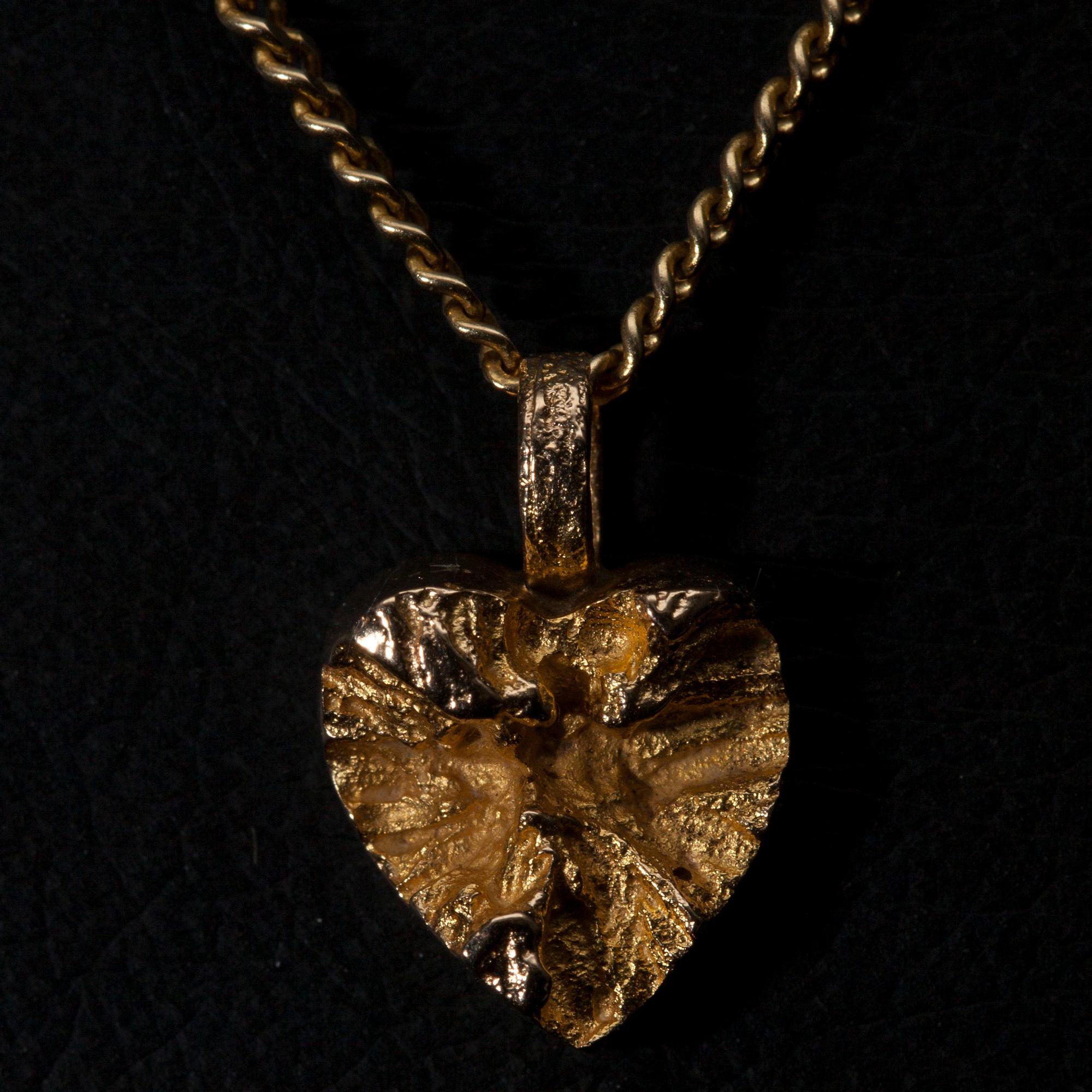 HÄNGSMYCKE, 14K guld, "Hjärta" Björn Weckström Lapponia 1971. Vikt 5,9 g.