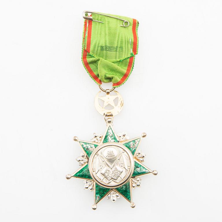 Medalj, Osmanié-orden 4 klassen, Ottomanska Riket 1867-1922.