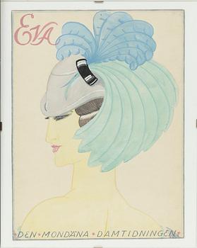 Wilhelm Kåge, Two esigns for magazine covers for "Eva".