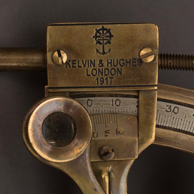 SEXTANT, Kelvin & Huges London, daterad 1917.