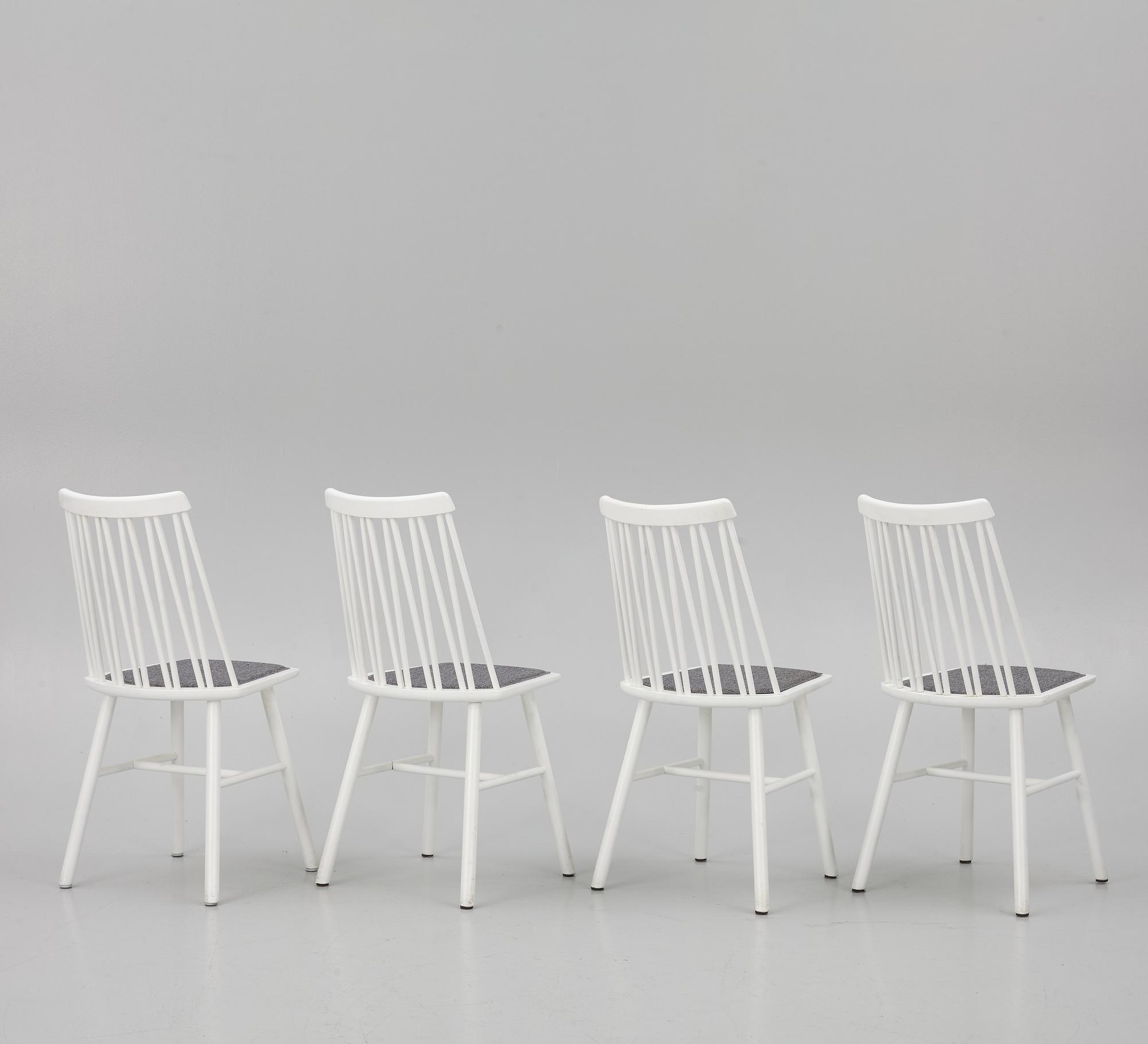 Markus Johansson, four 'Zigzag' chairs, Hans K.
