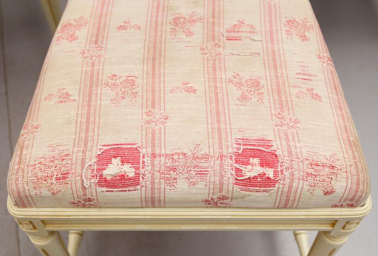 STOLAR, 8 st, gustaviansk stil, 1900-talets andra hälft.