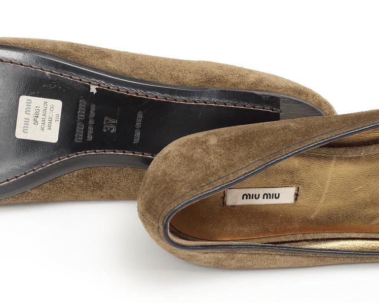 MIU MIU, ballerinaskor.