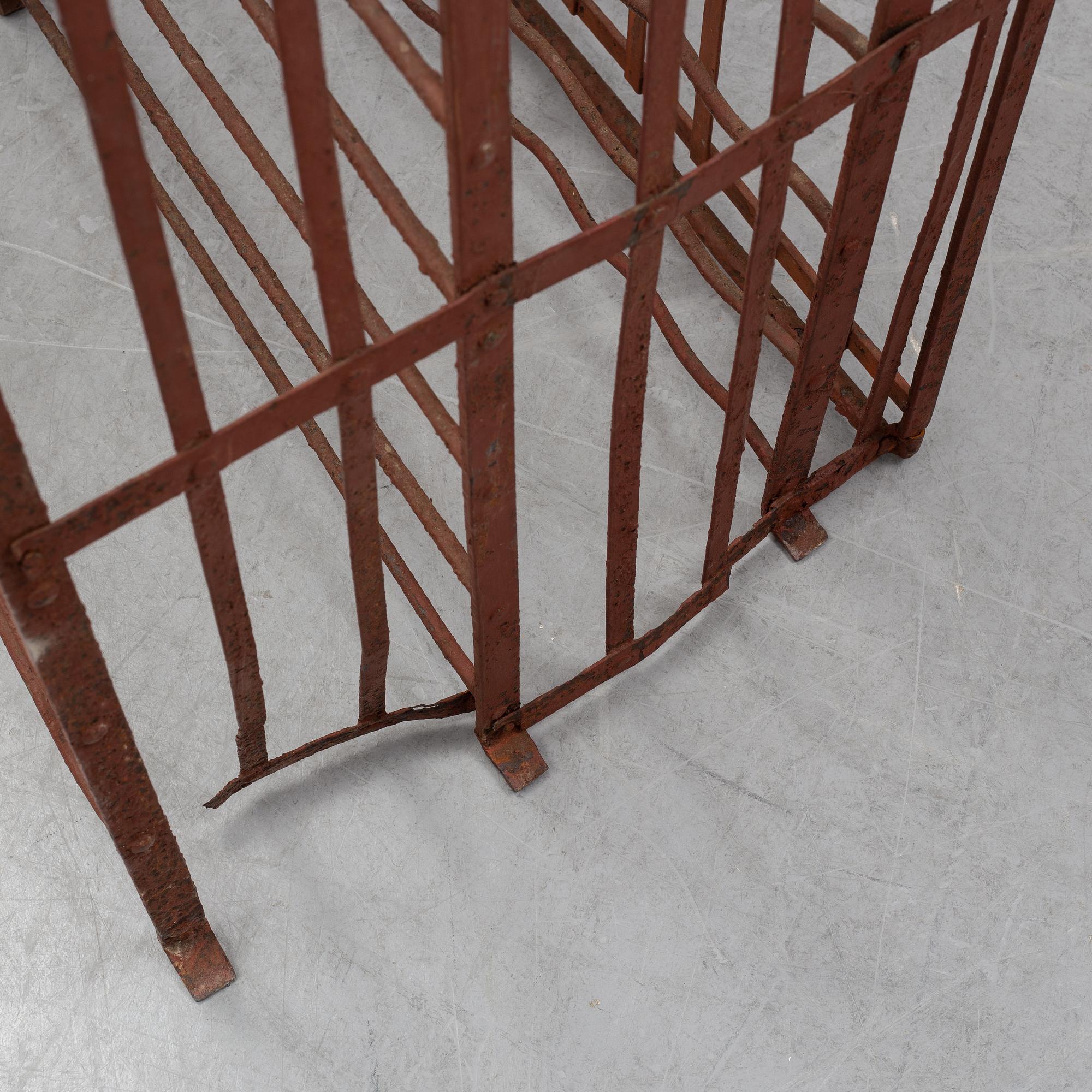 A 20th century wine stand.
