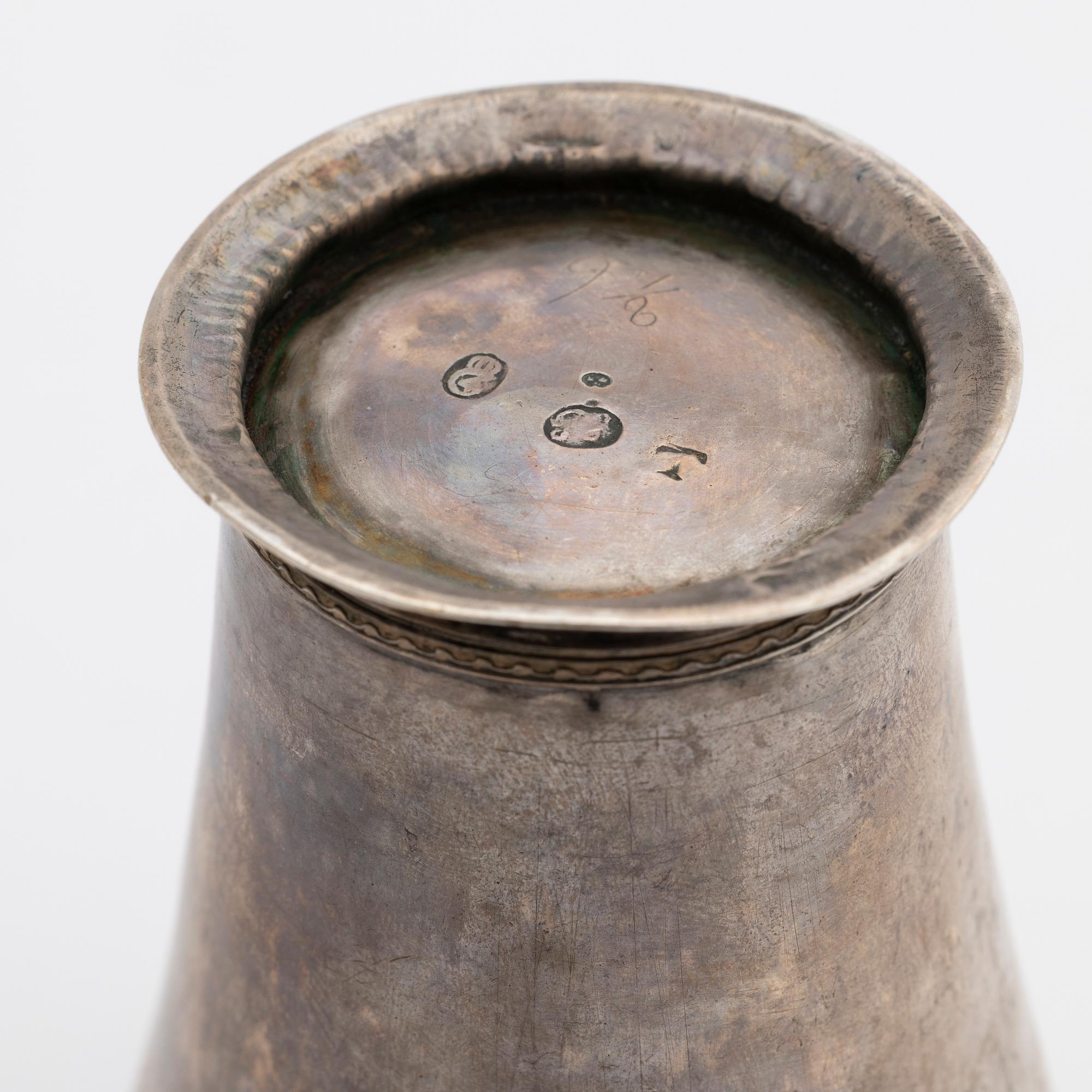 Beaker, silver, Peter Gadd (1750–1764), Kristianstad, 1756.