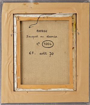 Roland Bierge, "Bouquet au damier".