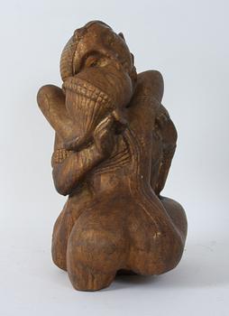 FIGURIN, gjutmassa, orientalisk.