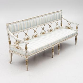 Sofa, late Gustavian, circa 1800.